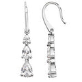 Sterling Silver CZ Earrings