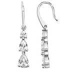 Sterling Silver CZ Earrings
