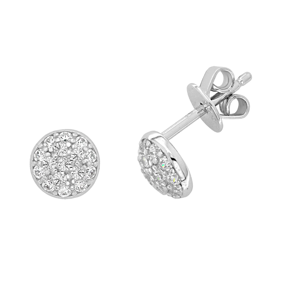 Sterling Silver CZ Earrings