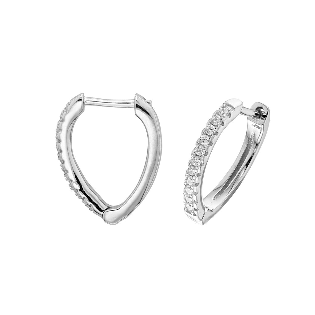 Sterling Silver CZ Earrings