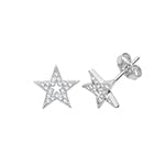Sterling Silver CZ Earrings