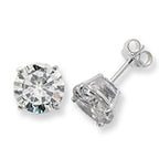 Sterling Silver CZ Earrings