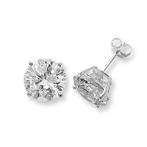 Sterling Silver CZ Earrings