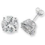 Sterling Silver CZ Earrings