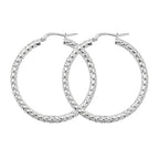 Sterling Silver Earrings 30mm