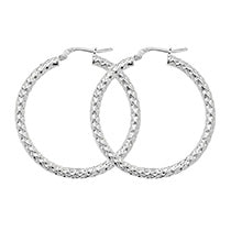 Sterling Silver Earrings 30mm