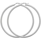 Sterling Silver Earrings 60mm
