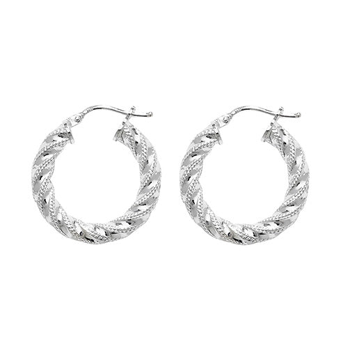 Sterling Silver Earrings 15mm