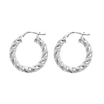 Sterling Silver Earrings 15mm