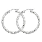Sterling Silver Earrings 30mm