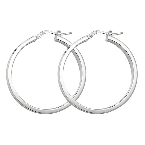 Sterling Silver Earrings 30mm