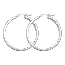 Sterling Silver Earrings 30mm