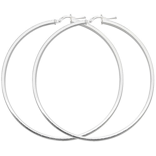 Sterling Silver Earrings 60mm