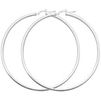 Sterling Silver Earrings 60mm
