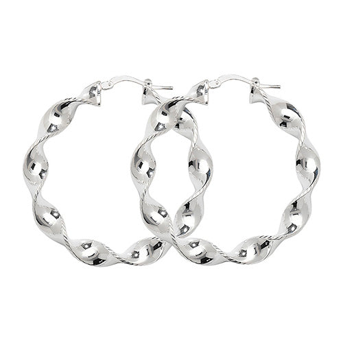 Sterling Silver Earrings 30mm