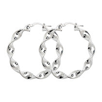 Sterling Silver Earrings 30mm