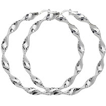 Sterling Silver Earrings 60mm