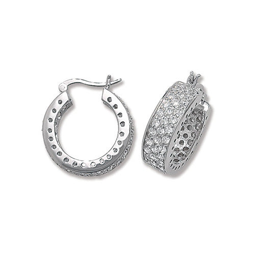 Sterling Silver CZ Earrings