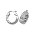 Sterling Silver CZ Earrings