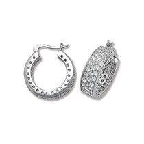 Sterling Silver CZ Earrings