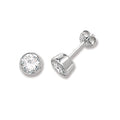 Sterling Silver CZ Earrings