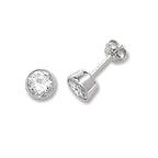 Sterling Silver CZ Earrings