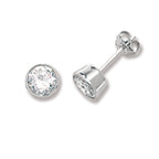 Sterling Silver CZ Earrings