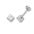 Sterling Silver CZ Earrings