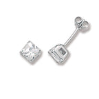 Sterling Silver CZ Earrings