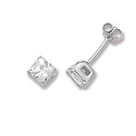 Sterling Silver CZ Earrings