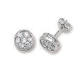 Sterling Silver CZ Earrings