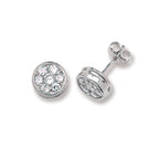 Sterling Silver CZ Earrings