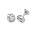 Sterling Silver CZ Earrings