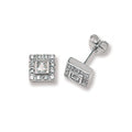Sterling Silver CZ Earrings
