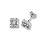 Sterling Silver CZ Earrings