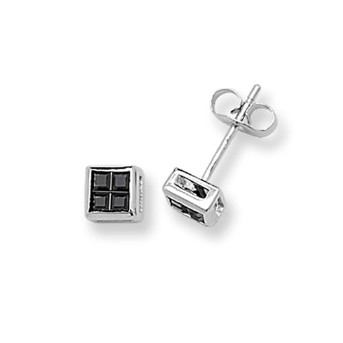 Sterling Silver CZ Earrings