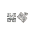 Clustdlysau CZ Arian Sterling G5320CZ