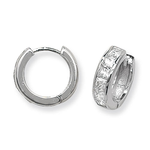 Sterling Silver CZ Earrings