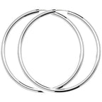 Sterling Silver Earrings 60mm