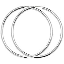 Sterling Silver Earrings 60mm