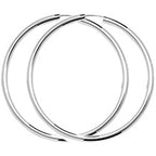 Sterling Silver Earrings 60mm