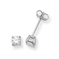 Sterling Silver CZ Earrings