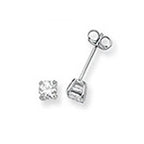 Sterling Silver CZ Earrings