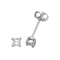 Sterling Silver CZ Earrings