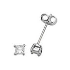 Sterling Silver CZ Earrings