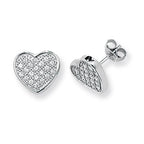 Sterling Silver CZ Earrings