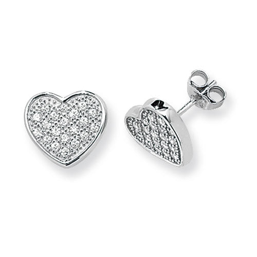 Sterling Silver CZ Earrings