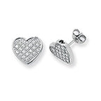 Sterling Silver CZ Earrings