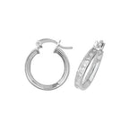 Sterling Silver CZ Earrings