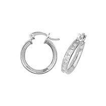 Sterling Silver CZ Earrings